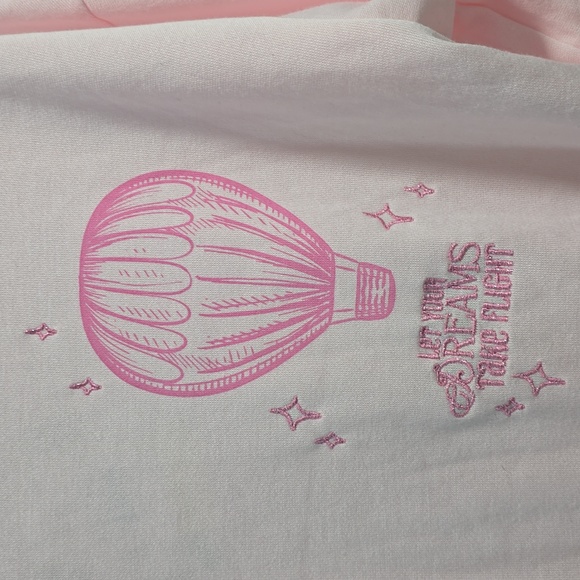 Wicked x Katie Kime Girls' Hooded Graphic Pullover Sweatshirt, XL - Light Pink - Picture 7 of 15